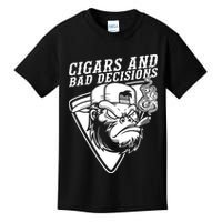 Monkey Cigars And Bad Decisions Kids T-Shirt