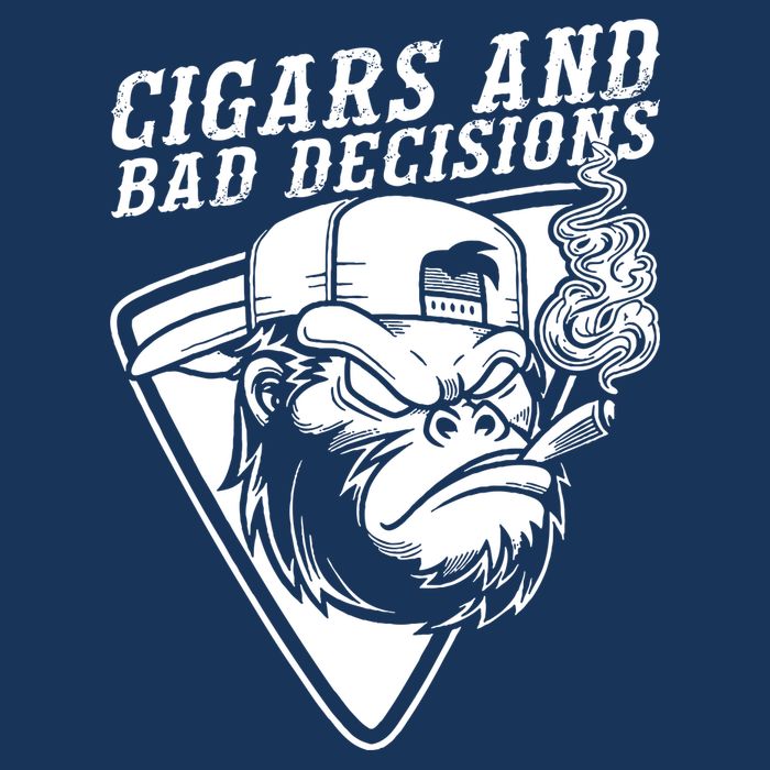 Monkey Cigars And Bad Decisions Infant Baby Jersey Bodysuit
