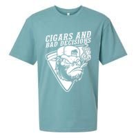 Monkey Cigars And Bad Decisions Sueded Cloud Jersey T-Shirt