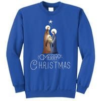 Merry Christmas Advent Nativity Scene North Star Cute Gift Sweatshirt