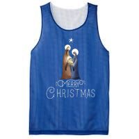 Merry Christmas Advent Nativity Scene North Star Cute Gift Mesh Reversible Basketball Jersey Tank