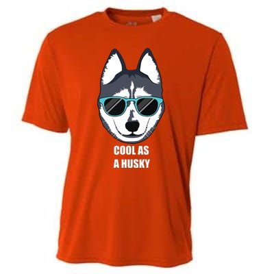 Malamute Cool As A Siberian Husky With Sunglasses Cooling Performance Crew T-Shirt