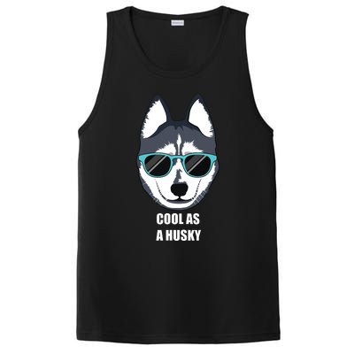 Malamute Cool As A Siberian Husky With Sunglasses PosiCharge Competitor Tank