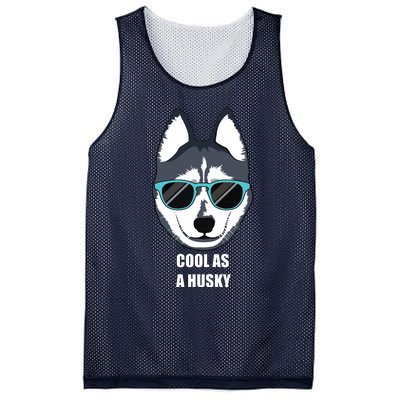 Malamute Cool As A Siberian Husky With Sunglasses Mesh Reversible Basketball Jersey Tank