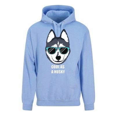 Malamute Cool As A Siberian Husky With Sunglasses Unisex Surf Hoodie