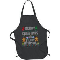 Merry Christmas Animal Filthy Ya Ugly Sweater PJs Matching Apron