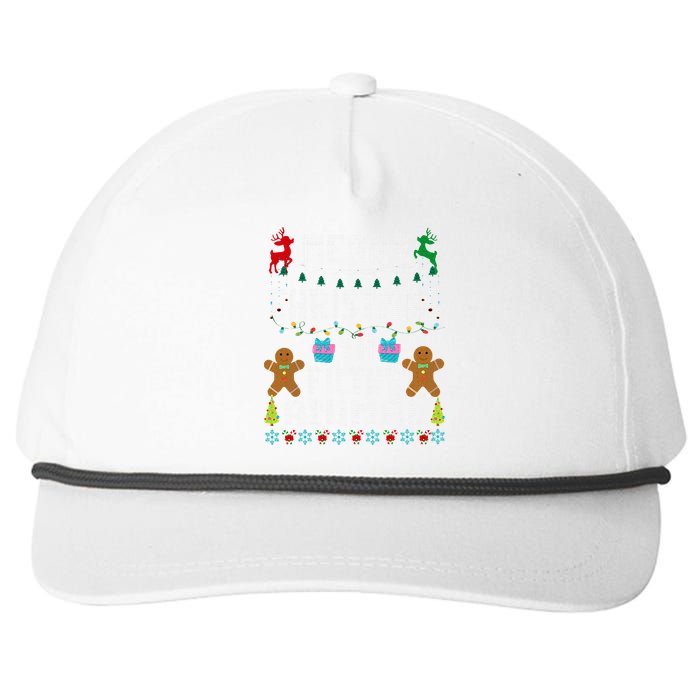 Merry Christmas Animal Filthy Ya Ugly Sweater PJs Matching Snapback Five-Panel Rope Hat