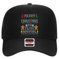 Merry Christmas Animal Filthy Ya Ugly Sweater PJs Matching Trucker Hat