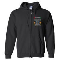 Merry Christmas Animal Filthy Ya Ugly Sweater PJs Matching Full Zip Hoodie