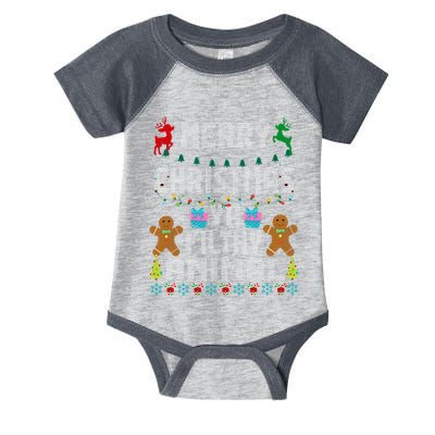 Merry Christmas Animal Filthy Ya Ugly Sweater PJs Matching Infant Baby Jersey Bodysuit