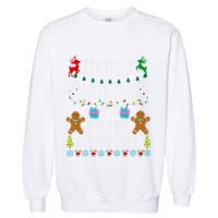 Merry Christmas Animal Filthy Ya Ugly Sweater PJs Matching Garment-Dyed Sweatshirt