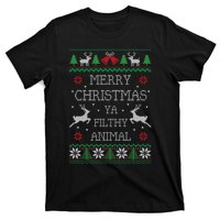 Merry Christmas Animal Filthy Ya T-Shirt