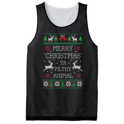 Merry Christmas Animal Filthy Ya Mesh Reversible Basketball Jersey Tank