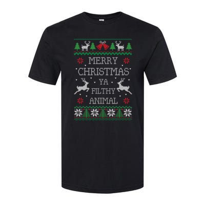 Merry Christmas Animal Filthy Ya Softstyle CVC T-Shirt