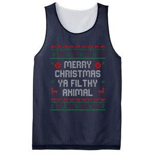 Merry Christmas Animal Filthy Ya Xmas Family Pajama Mesh Reversible Basketball Jersey Tank