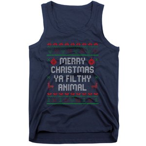 Merry Christmas Animal Filthy Ya Xmas Family Pajama Tank Top