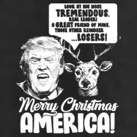 Merry Christmas America Trump Reindeer Trucker Hat