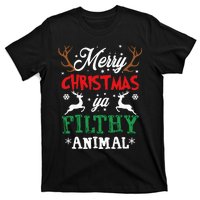 Merry Christmas Animal Filthy Ya Xmas Pajama T-Shirt