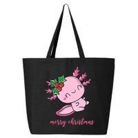 Merry Christmas Axolotl Cute Holiday 25L Jumbo Tote