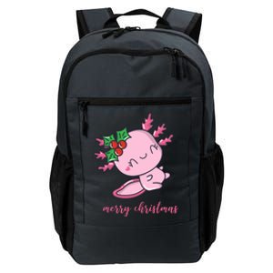 Merry Christmas Axolotl Cute Holiday Daily Commute Backpack