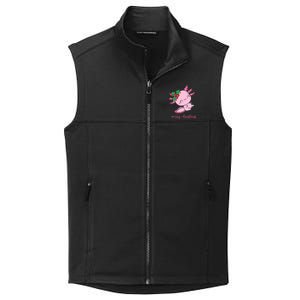 Merry Christmas Axolotl Cute Holiday Collective Smooth Fleece Vest