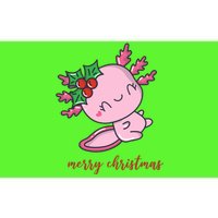 Merry Christmas Axolotl Cute Holiday Bumper Sticker