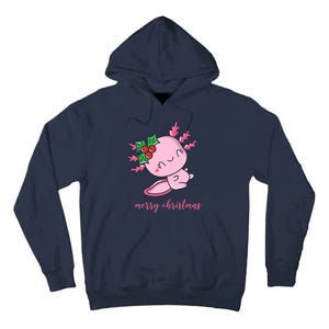 Merry Christmas Axolotl Cute Holiday Tall Hoodie