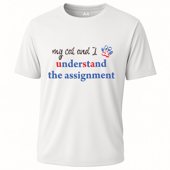 My Cat And I Understand The Assignment Cooling Performance Crew T-Shirt