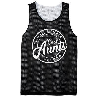 Member Cool Aunts Club Funny Auntie Mothers Day Mesh Reversible Basketball Jersey Tank