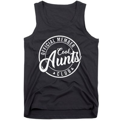 Member Cool Aunts Club Funny Auntie Mothers Day Tank Top