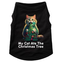 My Cat Ate The Christmas Tree Festive Holiday Apparel Doggie Tank