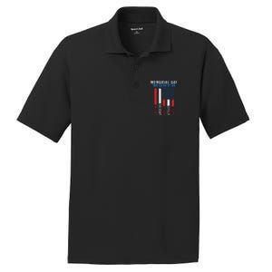 Murph Challenge American Memorial Day Workout Gym PosiCharge RacerMesh Polo