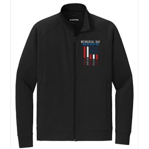 Murph Challenge American Memorial Day Workout Gym Stretch Full-Zip Cadet Jacket