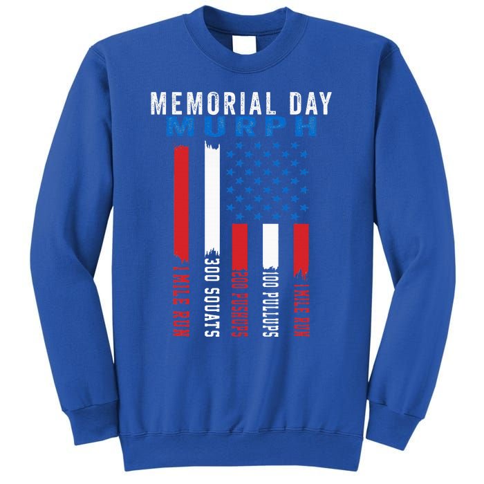 Murph Challenge American Memorial Day Workout Gym Sweatshirt