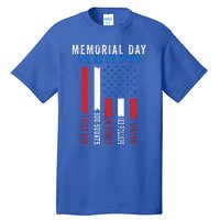 Murph Challenge American Memorial Day Workout Gym Tall T-Shirt