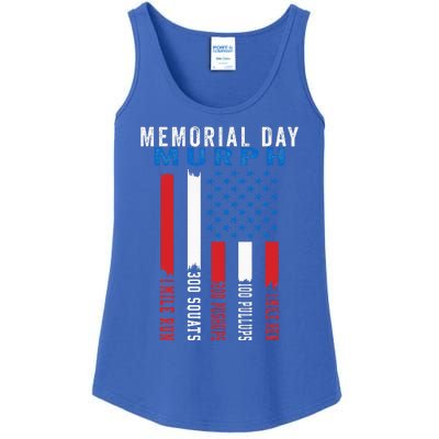 Murph Challenge American Memorial Day Workout Gym Ladies Essential Tank