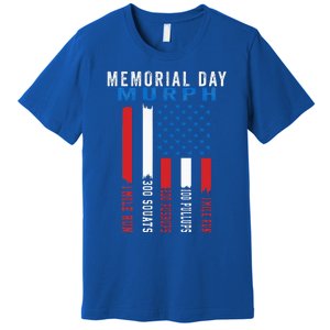 Murph Challenge American Memorial Day Workout Gym Premium T-Shirt