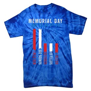 Murph Challenge American Memorial Day Workout Gym Tie-Dye T-Shirt