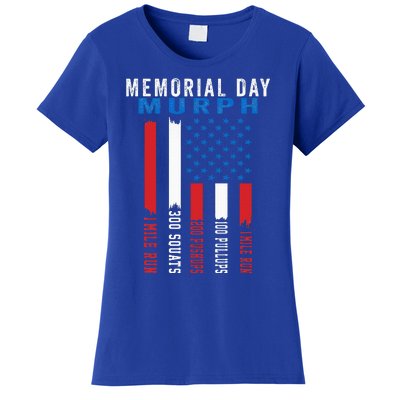 Murph Challenge American Memorial Day Workout Gym Women's T-Shirt