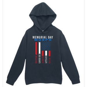 Murph Challenge American Memorial Day Workout Gym Urban Pullover Hoodie