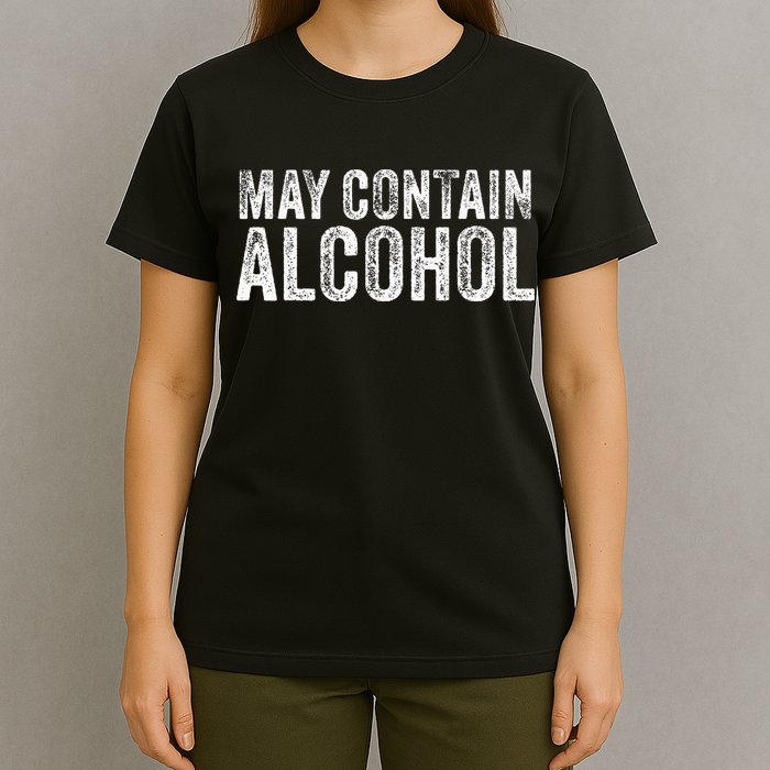 May Contain Alcohol Drinking Beer Tasting Funny T-Shirt