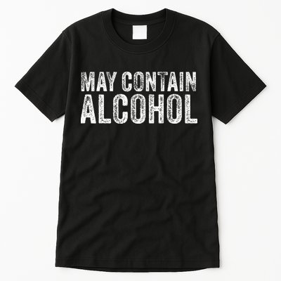 May Contain Alcohol Drinking Beer Tasting Funny Tall T-Shirt
