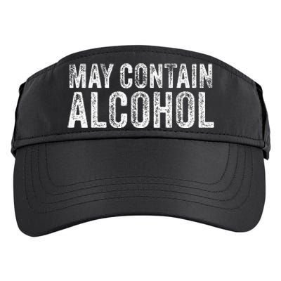 May Contain Alcohol Drinking Beer Tasting Funny Adult Drive Performance Visor