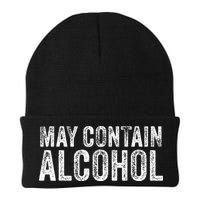May Contain Alcohol Drinking Beer Tasting Funny Beanie