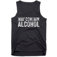 May Contain Alcohol Drinking Beer Tasting Funny Tank Top