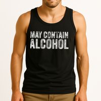 May Contain Alcohol Drinking Beer Tasting Funny Tank Top