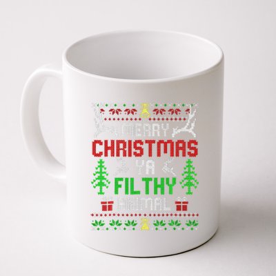 Merry Christmas Animal Filthy Ya  Coffee Mug