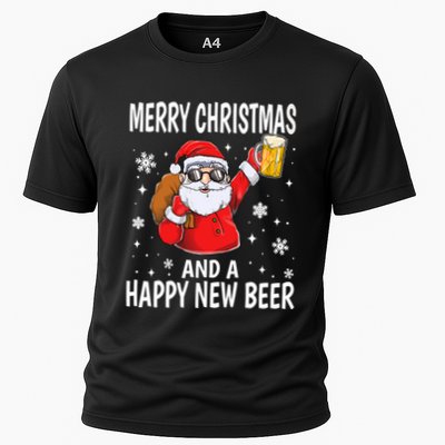 Merry Christmas And A Happy New Beer Ing Fun Christmas Gift Performance Shirt