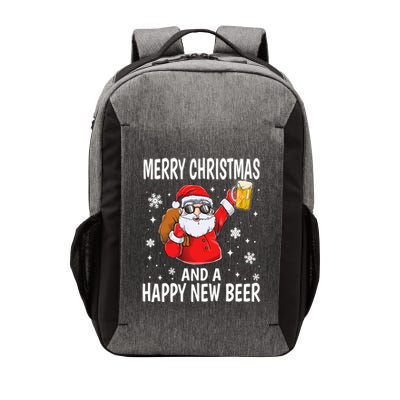 Merry Christmas And A Happy New Beer Ing Fun Christmas Gift Vector Backpack