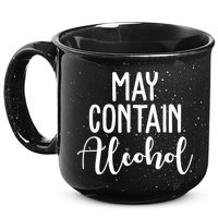 May Contain Alcohol Funny 15oz Campfire Ceramic Mug